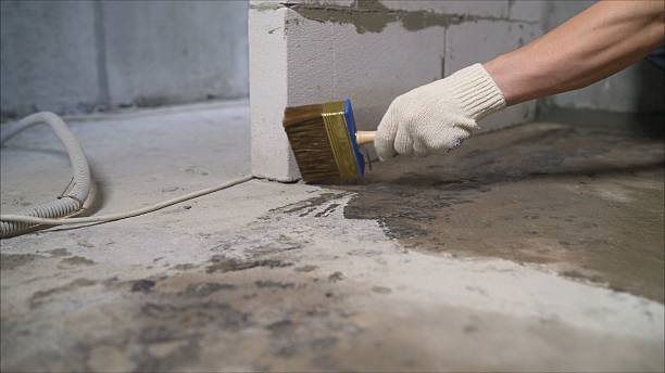 SJ Waterproofing Pros Crawl Space Encapsulation coverage map for Winn, MI and surrounding area